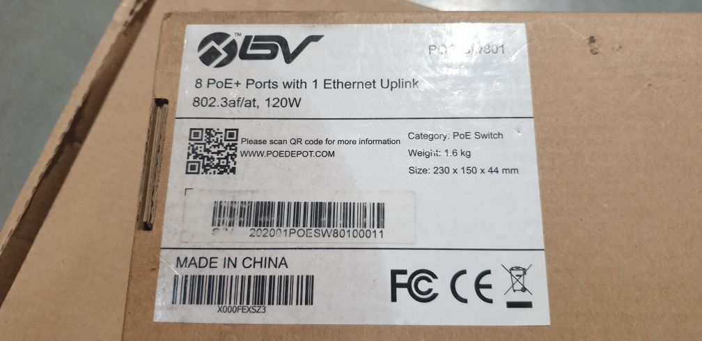 8 PoE+ switch nowy 120W