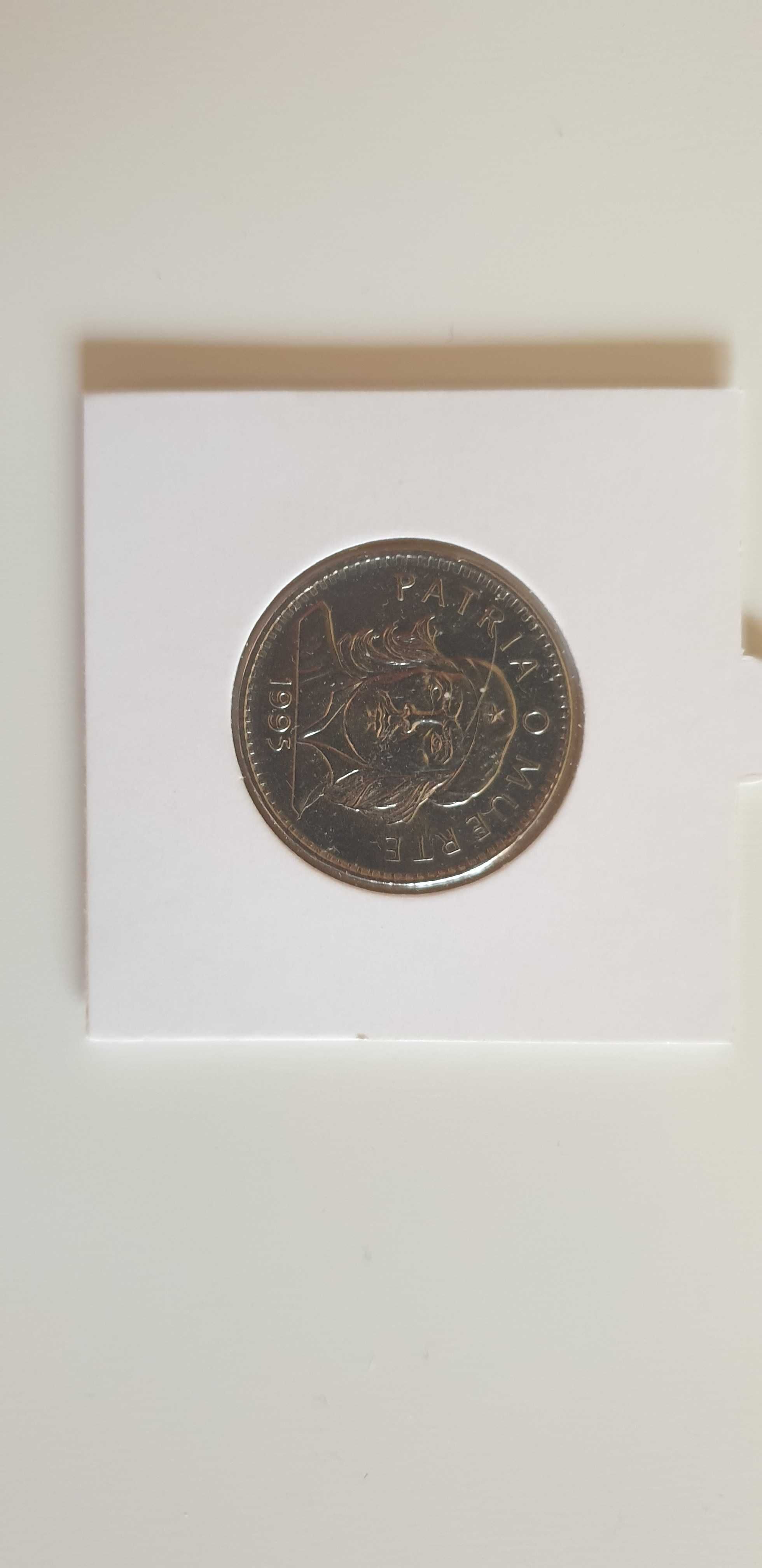 Moeda 3 pesos Cuba 1995