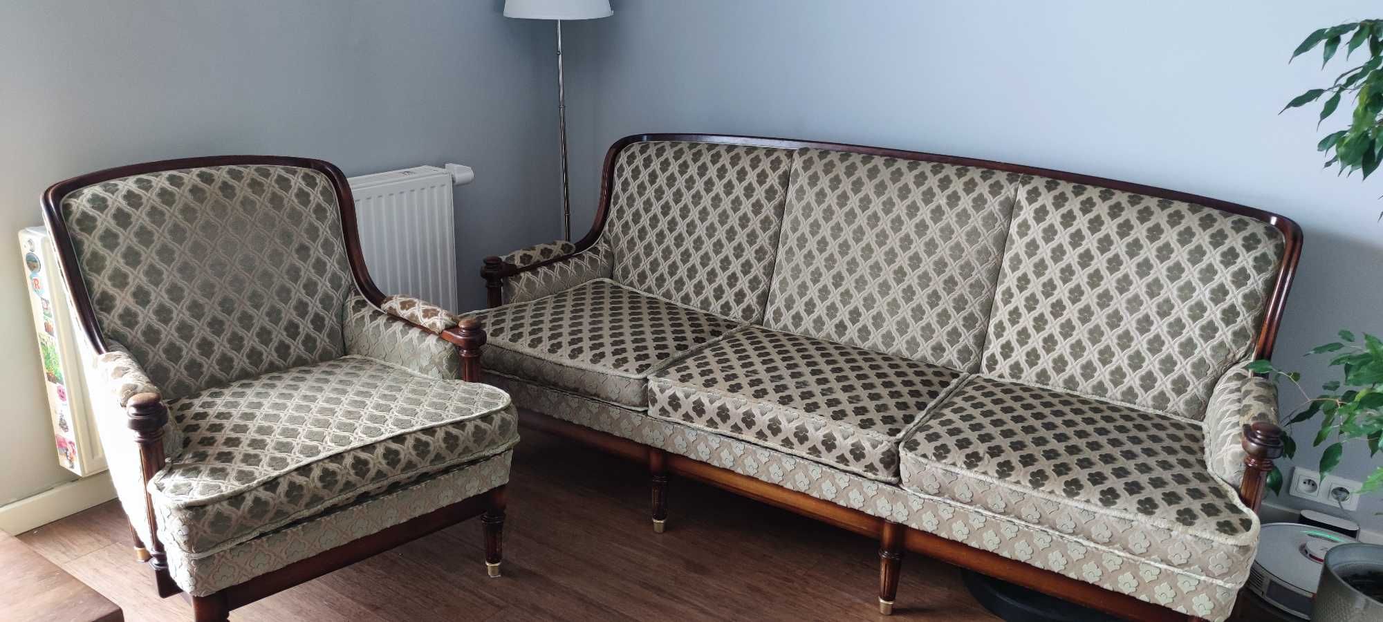 antyk sofa fotel Ludwik Warrings