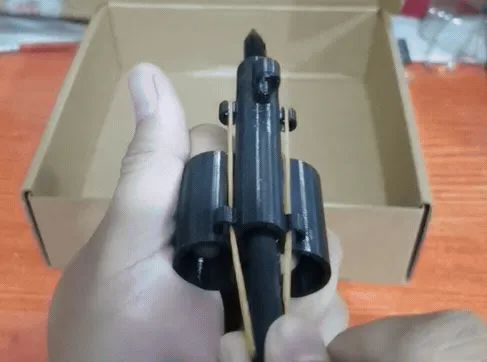 Pistola Lança Elásticos para Dedo