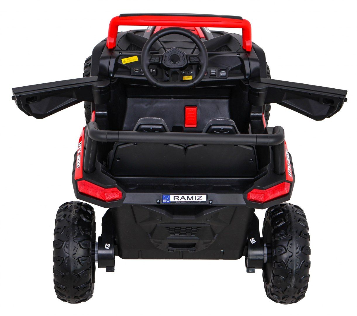 4x4 Samochód AUTO  na akumulator Buggy UTV 2000M Racing Czerwony