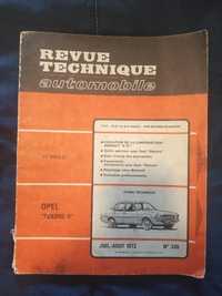 Livro técnico sobre o Opel Rekord D