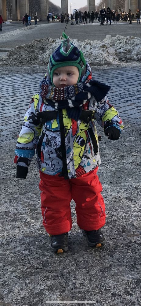 Тёплые штаны и куртка лыжный костюм