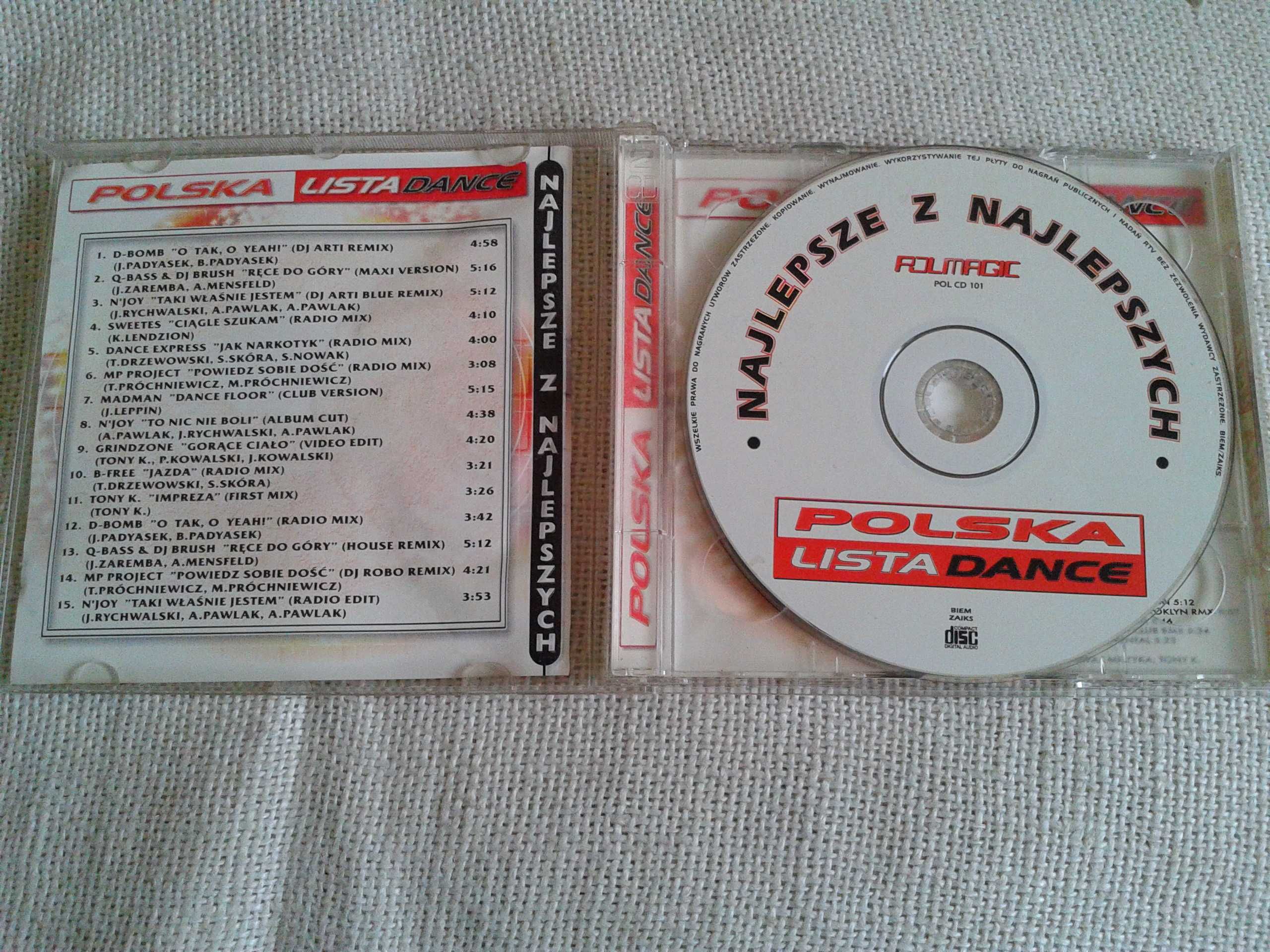 Polska Lista Dance (D-Bomb,Q-Bass)+Tony K.–Zobacz Co Się Dzieje  2CD