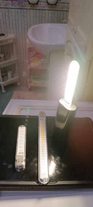 Продам новые LED USB светодиодные лампы, работают от power банка.