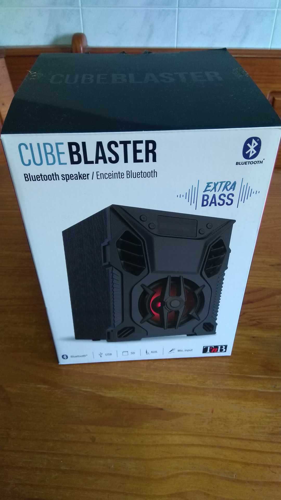 Coluna CubeBlaster TnB Bluetooth speaker NOVA