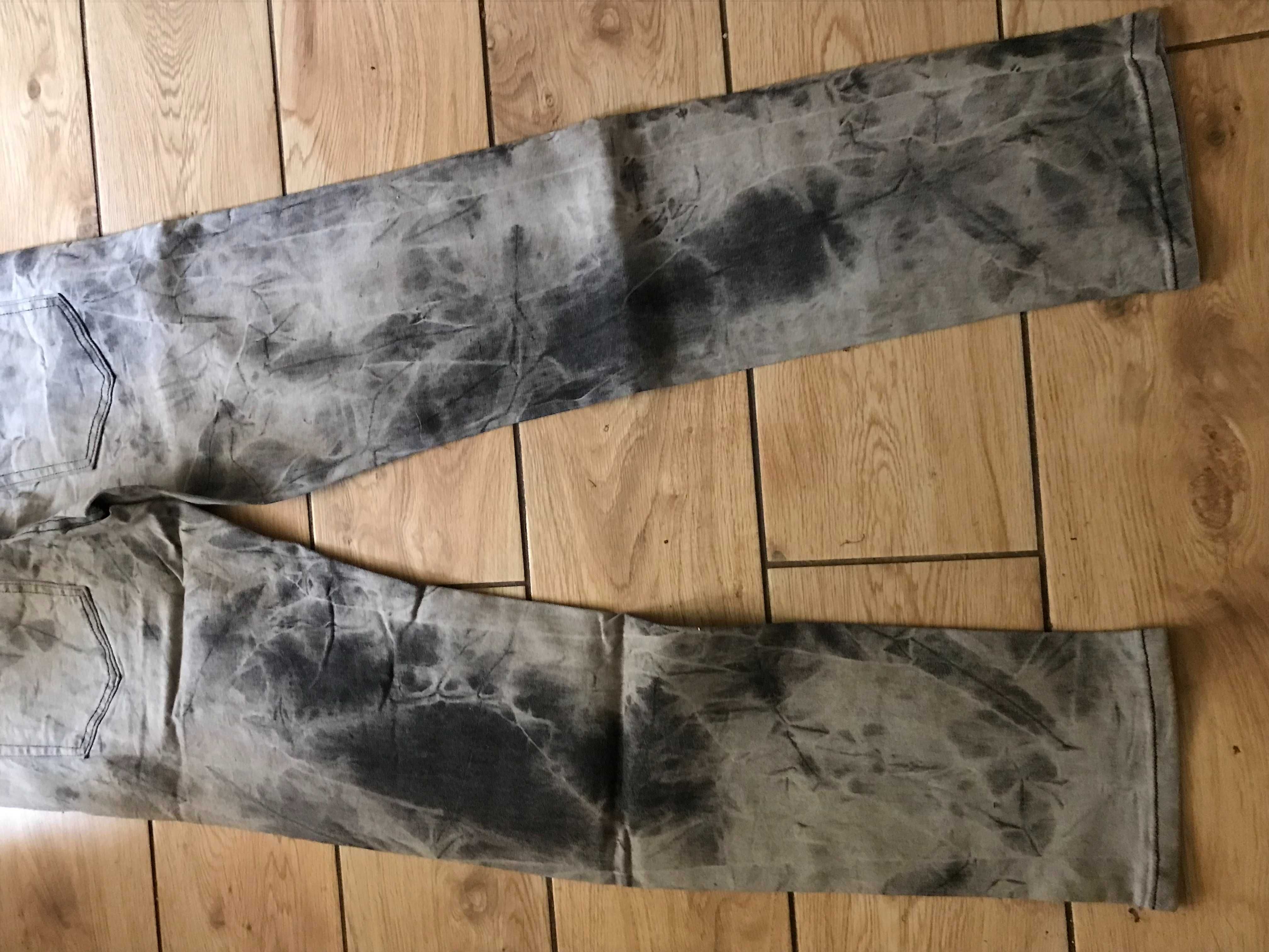 Dżinsy Jeans Retro Hippies, Punk,  Men's Jeans Unique Mens Stretch 34