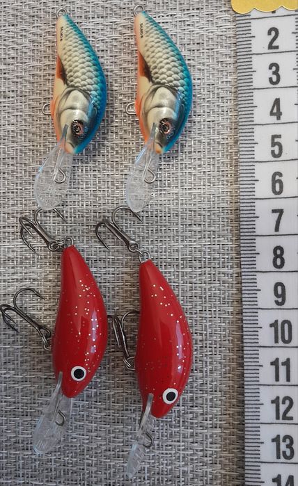 Woblery salmo hornet 4cm plywajace 4 szt