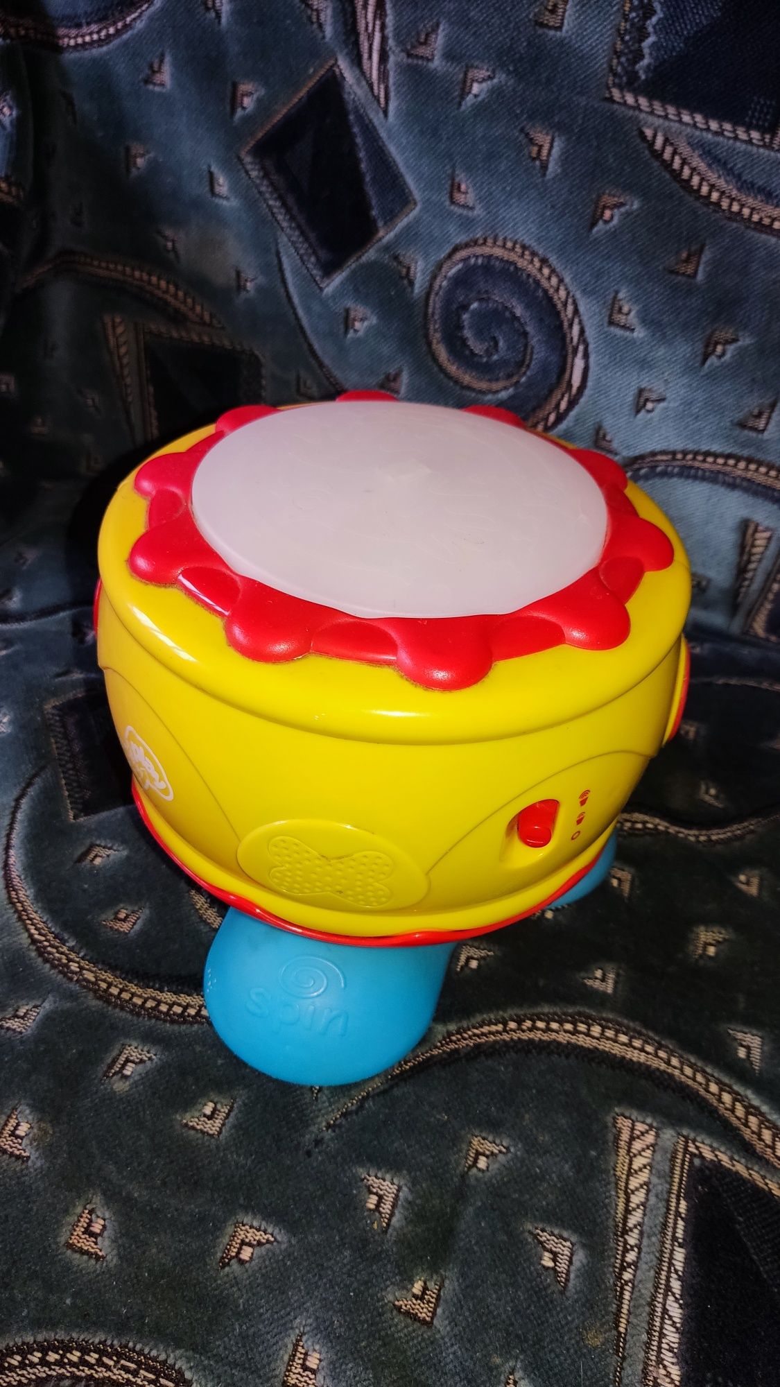 Игрушка музыкальная со светом барабан для малышей