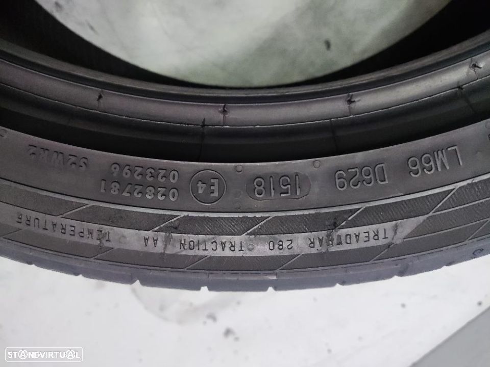 2 pneus como novos 245-40r19 continental - oferta dos portes