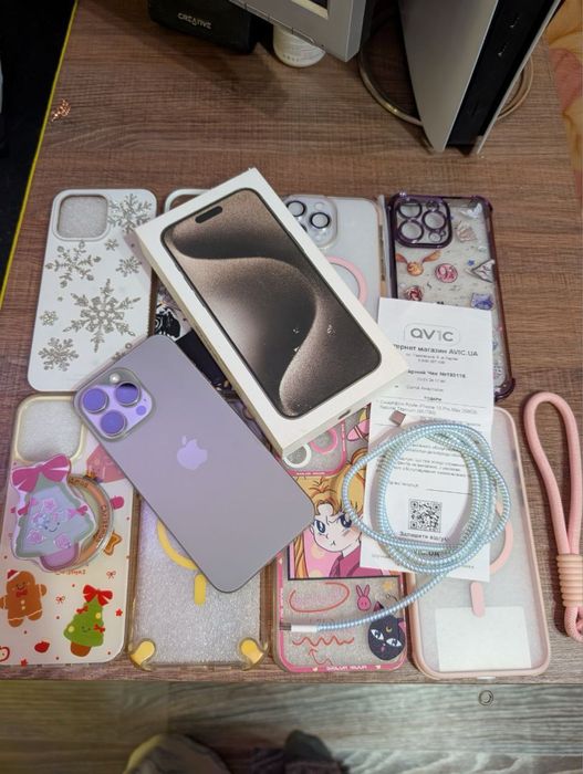 iPhone 15 pro Max 256 фіз сім ТІЛЬКИ ХАРКІВ