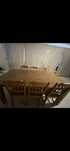 Vendo mesa de jantar com 6 cadeiras ikea