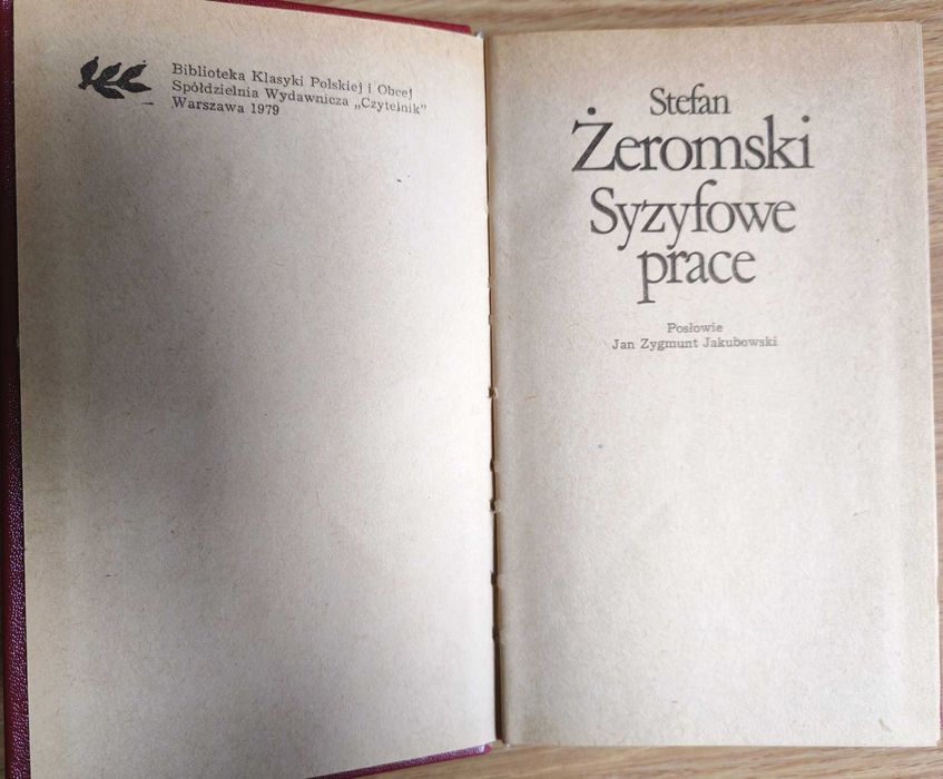Stefan Żeromski Syzyfowe prace