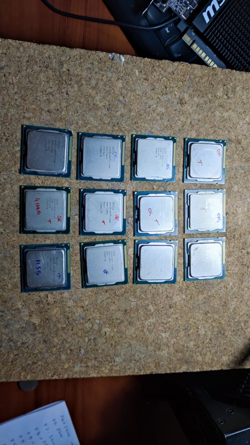 Processadores i7 i5 Xeon (Socket/ LGA 1155) tudo 4 Core.