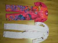 Zestaw piżamy pajace kombinezon do spania dla dziewczynki