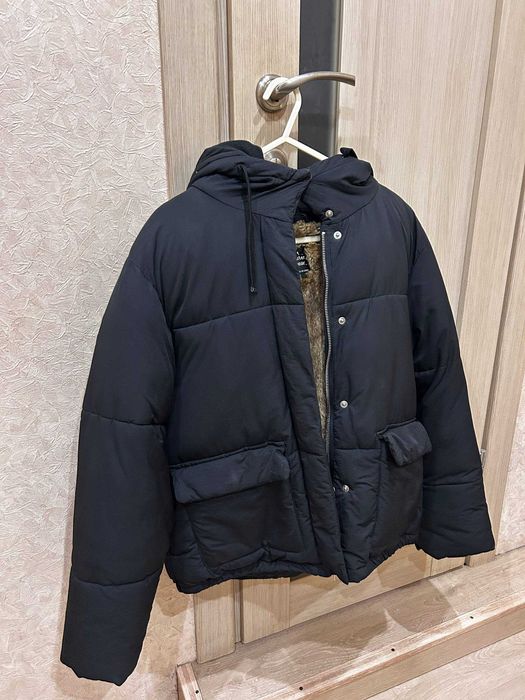 Пуховик Zara з хутром
