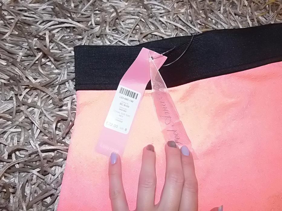 LIPSY extra NOWA ołówkowa SPÓDNICZKA neonowa uk 8 eur. 36 _ S