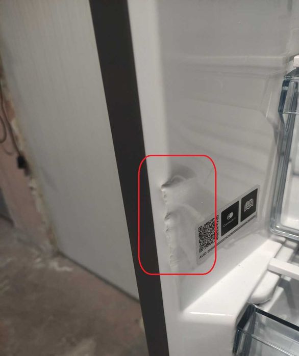 Lodówka HISENSE RM469N4ACE No Frost 200cm 386L Szara OUTLET 30IG71/12