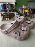Crocs c7 24 розмір - 14 см Оригінал Крокси з джибітсами