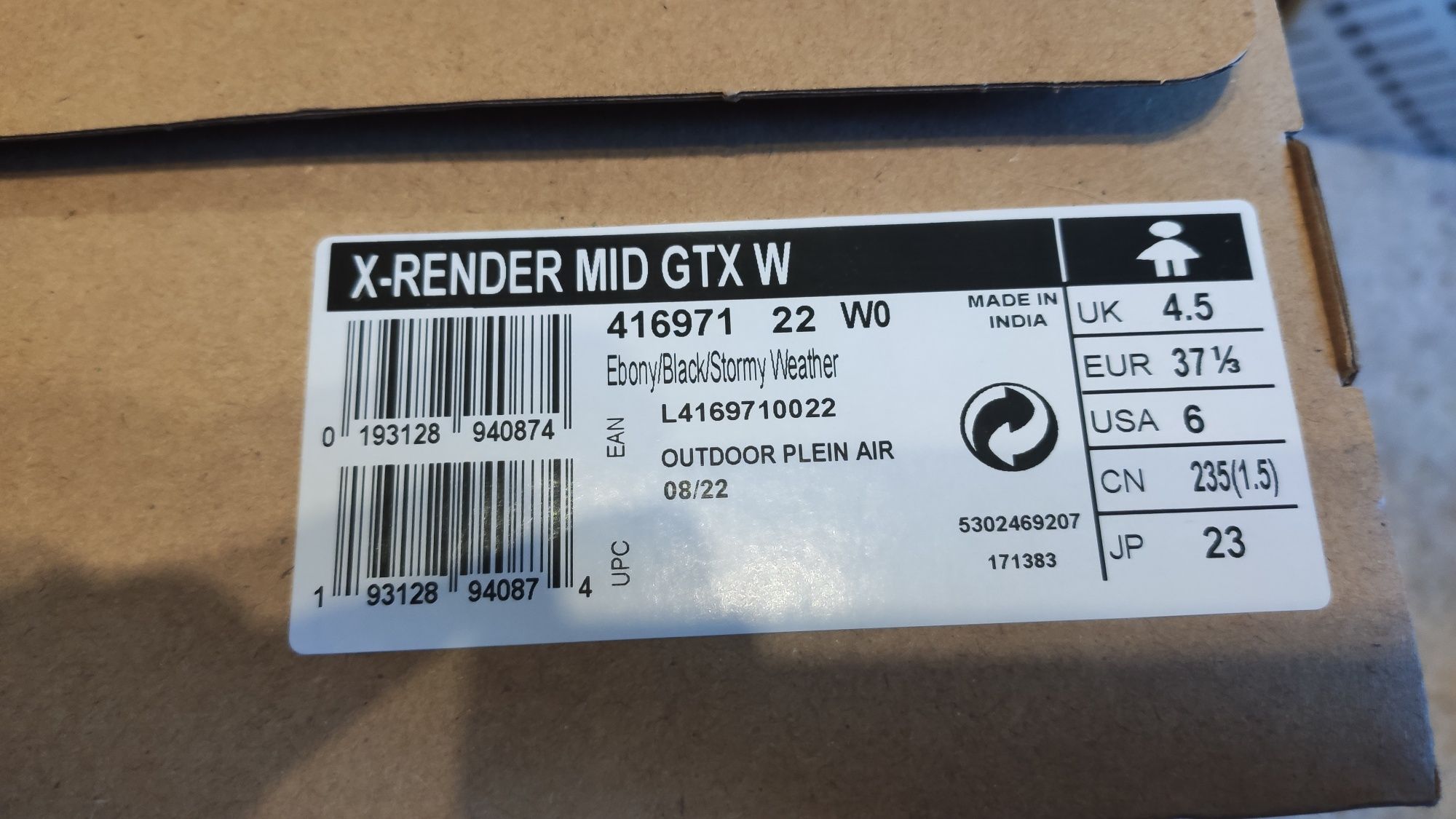 Salomon buty trekkingowe damskie X-Render MID GTX r. 37 1/3