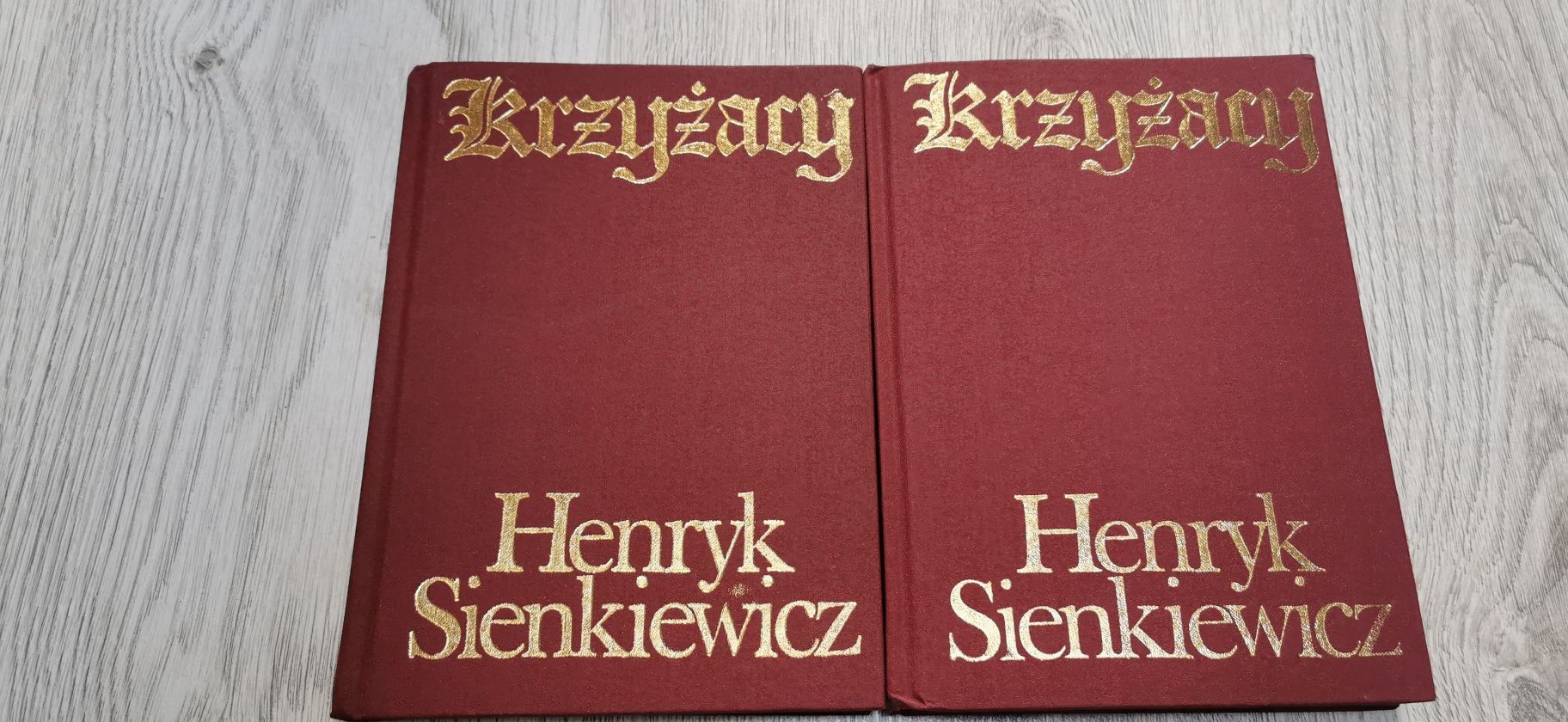 Krzyżacy Henryk Sienkiewicz 2 tomy