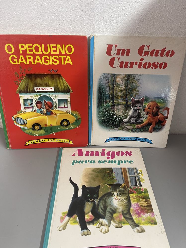 3 Livros infantis com 40 anos