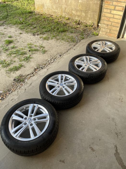 Koła Felgi VW Audi 5x112 ET43 195/60/R16 Jak nowe