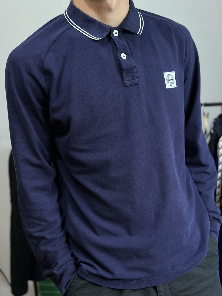 Поло лонгслив Stone Island