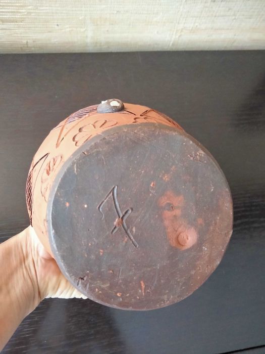 Bilha de barro  Olaria pedrada de Nisa