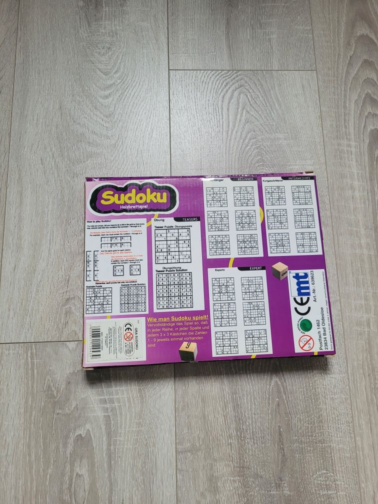 Drewniane sudoku