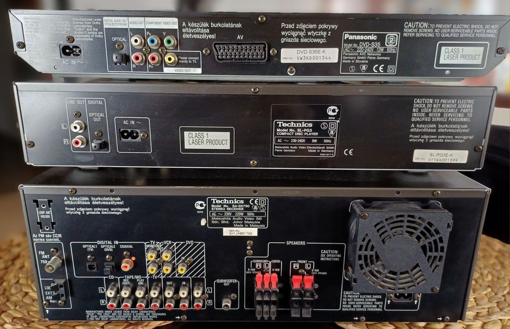 Zestaw audio Technics/Panasonic używane