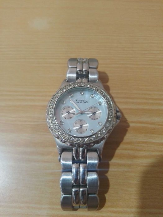 Часы наручные винтажные женские Fossil Blue