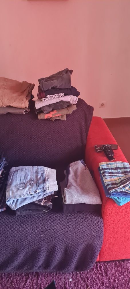 Lote de roupa de menino