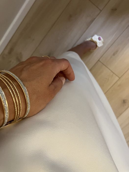 Piękna Biała Sukienka Midi Kobieca Elegancka Ślub Wesele Chrzest