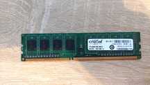 Pamięć RAM CRUCIAL 4GB DDR3 PC3-12800U 1600MHz