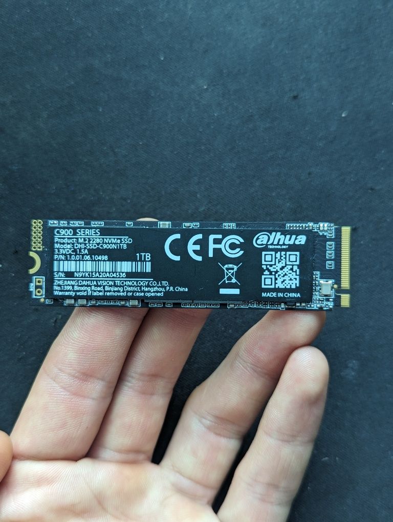 M.2 SSD Dahua C900 1TB NVMe 1.3 GEN3 X4 SLC Cache | Новий якісний