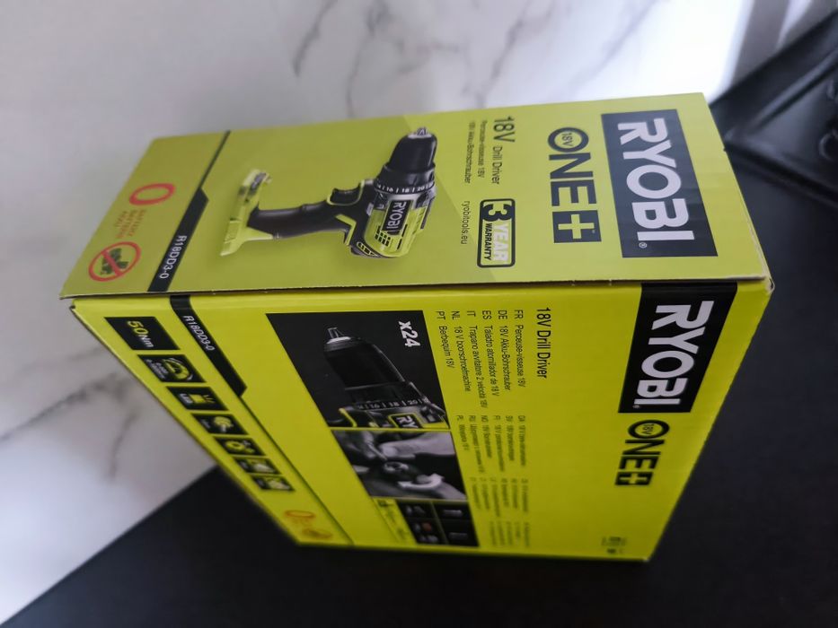 Wkrętarka wiertarka Ryobi R18DD3 50nm One + Nowa 3 lata gwarancji!