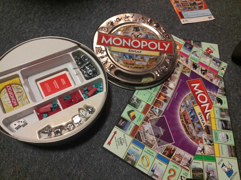 Monopoly świat gra planszowa