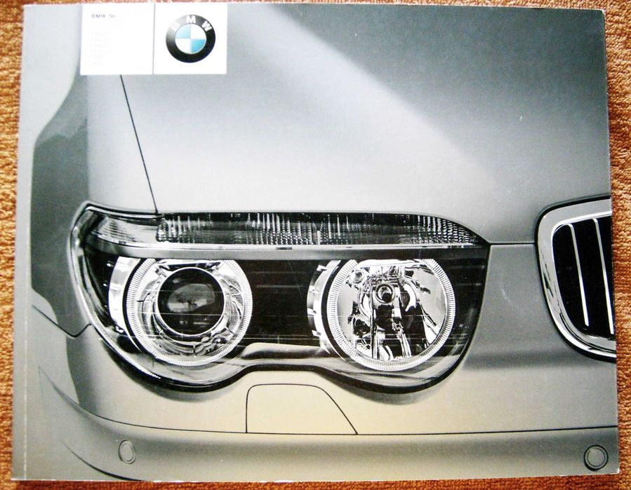 BMW 7 E65 2003 - bardzo obszerny prospekt - 126 stron ! stan BDB !