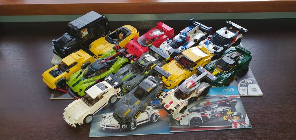 Lego speed champions BMW, Mercedes, Aston Martin, Toyota, Lotus, Dodge