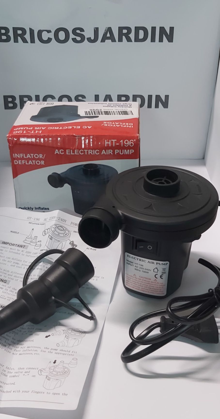 Bomba eléctrica insufláveis