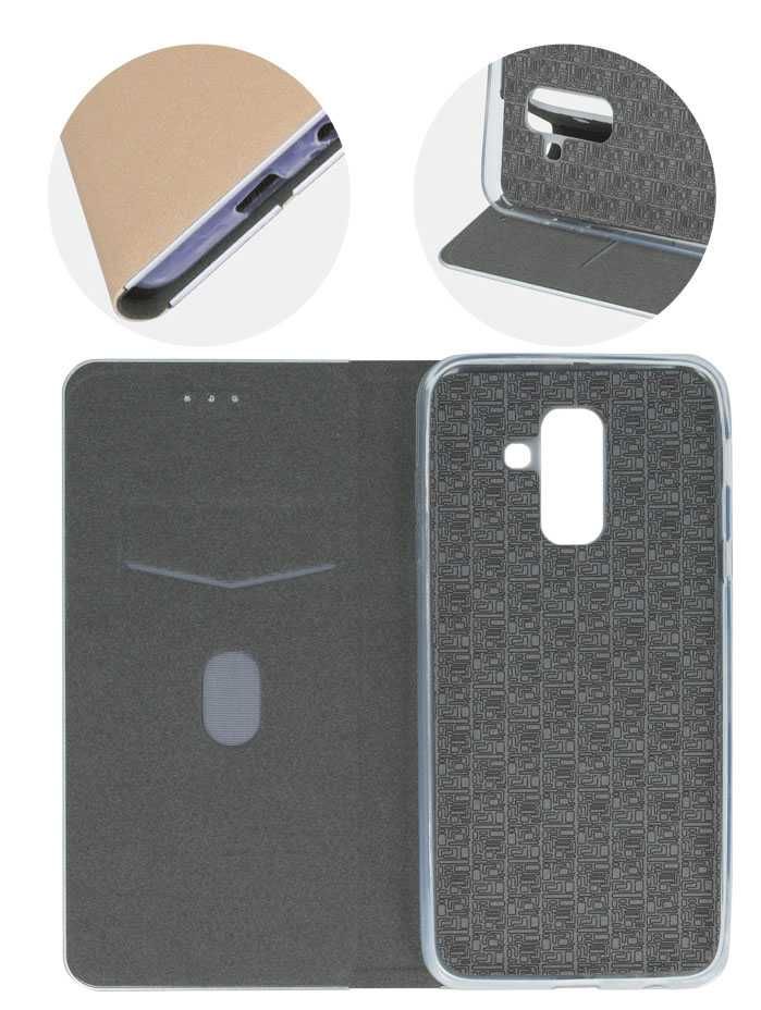 Etui z klapką do Huawei Mate 20 Lite kolor złoty