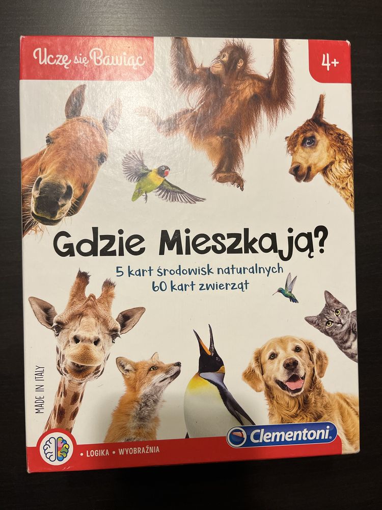 Gra planszowa "Gdzie Mieszkają?".