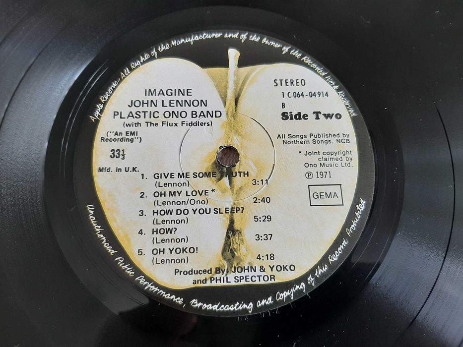 John Lennon - Imagine - Germany - Vinil LP C/ Poster