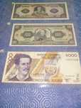 EQUADOR 3 NOTAS NOVAS  NÃO CIRCULADAS  5, 100 e 5000 sucres ver fotos.