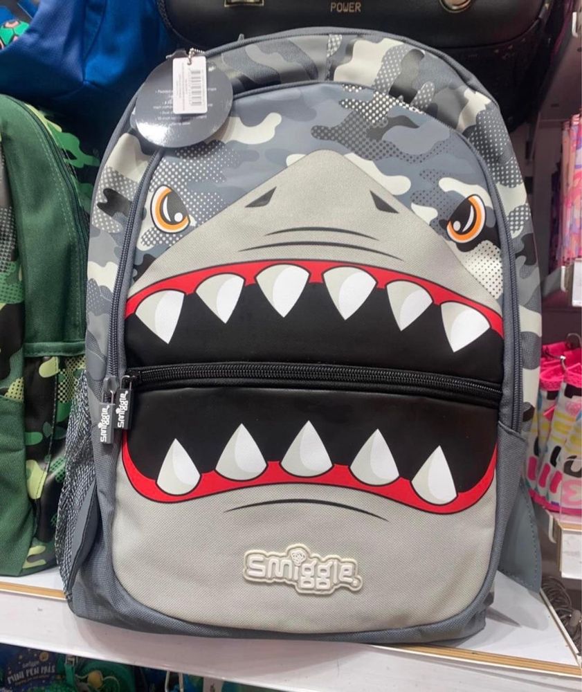 Рюкзак шкільний Kite Smiggle акула