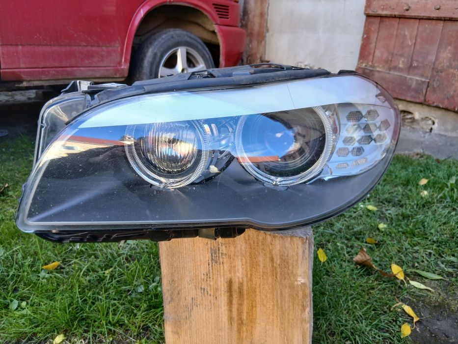 Lampa Przednia BMW F10 F11 Xenon Skrętny D1S LED Przedlift Lewa Ładna