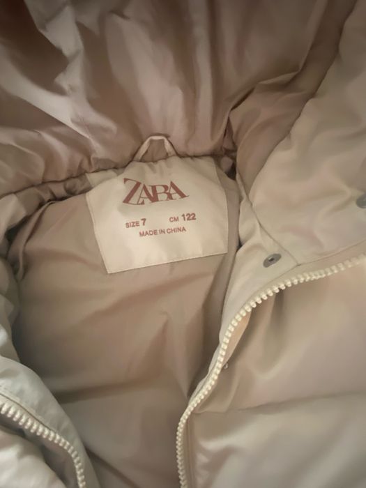 Пуховик куртка для дівчинки zara