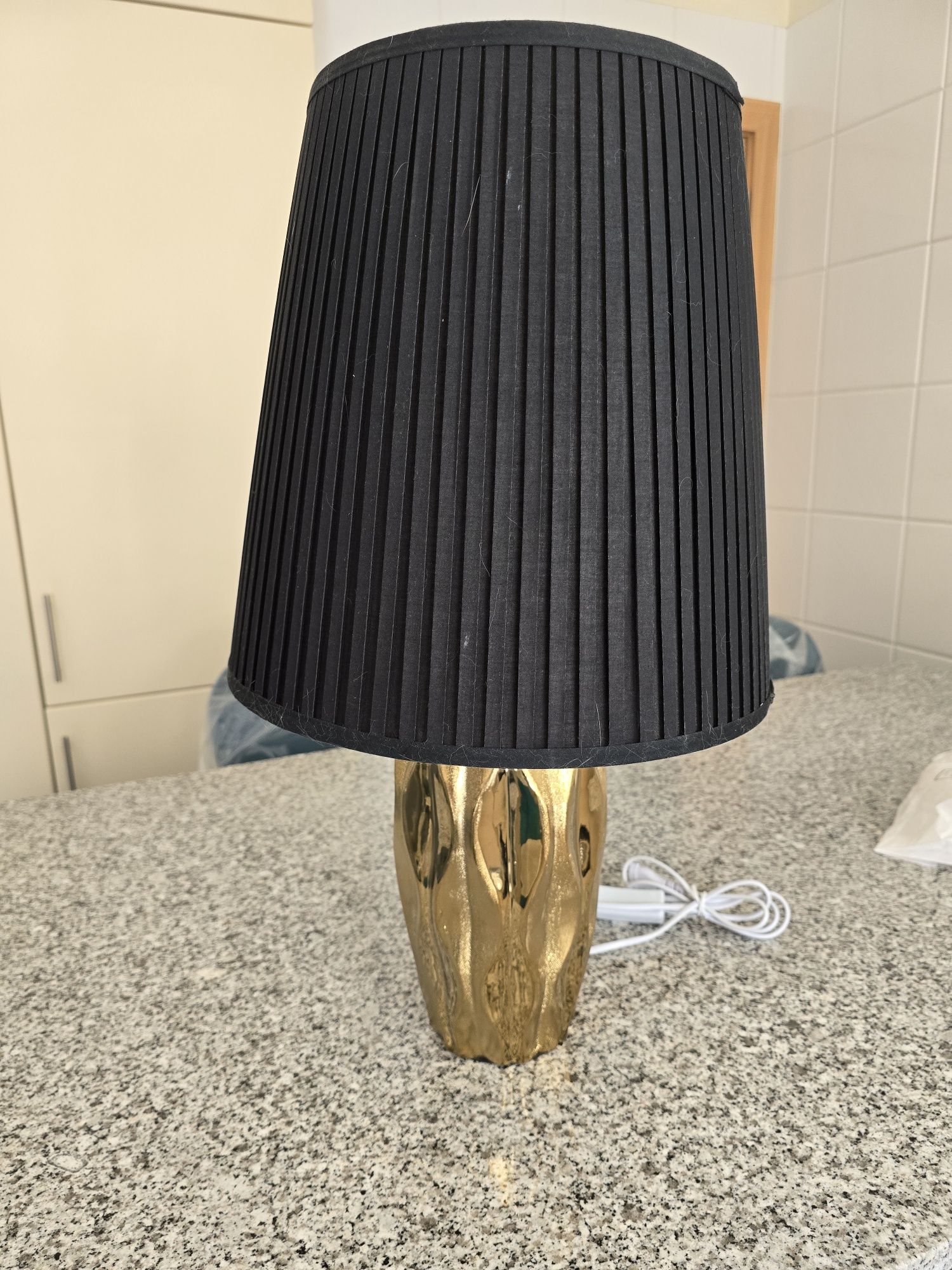 Abajour Preto para candeeiro de pé