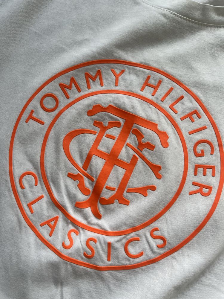Tommy hilfinger koszulka damska biala r. S